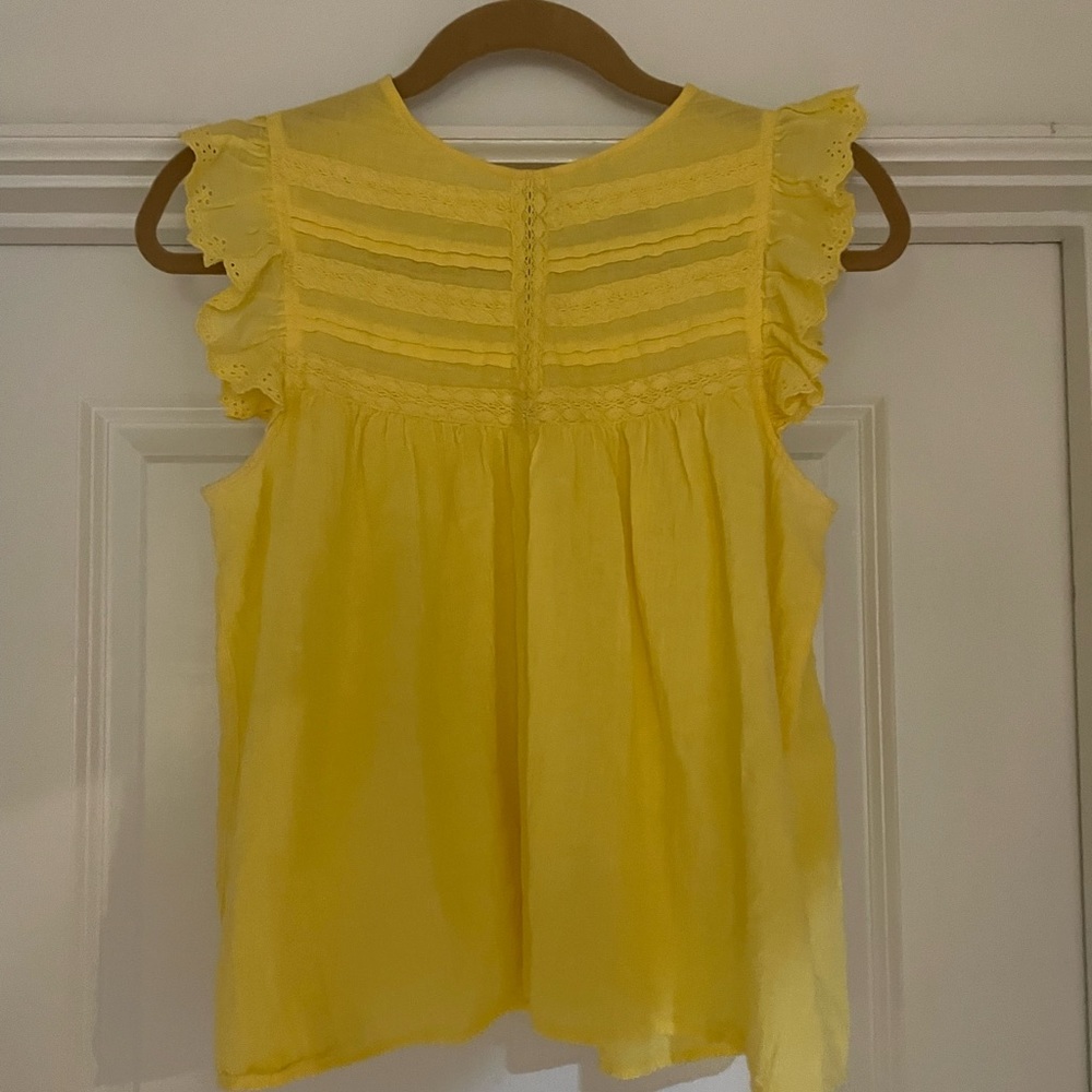 Urban Outfitters yellow blouse
